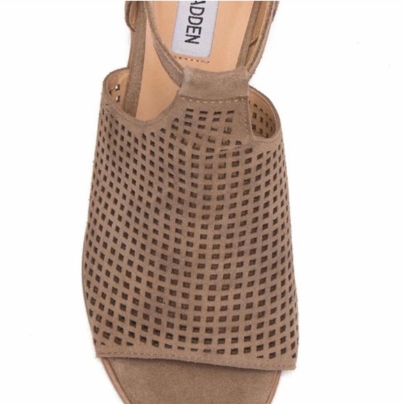 Steve Madden Barlow Open Toe Suede Sandal Size 9 - Picture 3 of 8